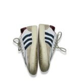 Adidasi dama Adidas 38 piele, piele intoarsa , alb gri - imagine 4