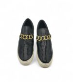 Espadrile dama Next 37 imitatie de piele, negru - imagine 3