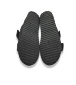 Saboti dama Picnic 39 imitatie de piele, material textil, negru - imagine 5
