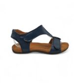 Sandale dama 39 imitatie de piele, albastru