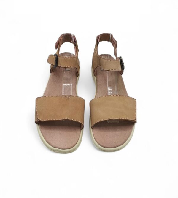 Sandale dama Lands ' End 40, piele, maro - imagine 3
