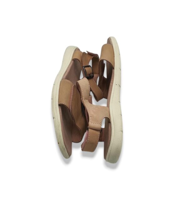 Sandale dama Lands ' End 40, piele, maro - imagine 4