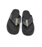 Saboti dama Step Tone 39, imitatie de piele, negru gri - imagine 3