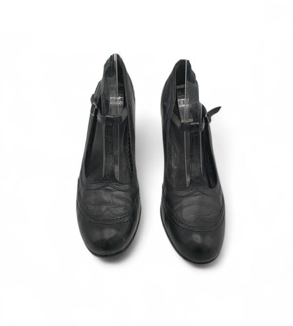 Pantofi dama 39 piele, negru - imagine 3