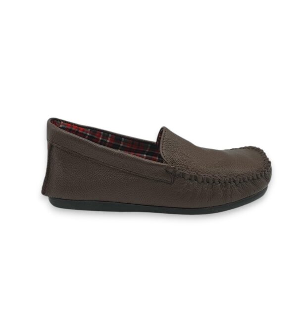 Mocasini barbati 41 piele, maro - imagine 1
