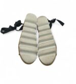 Sandale dama 39 material textil, negru - imagine 5