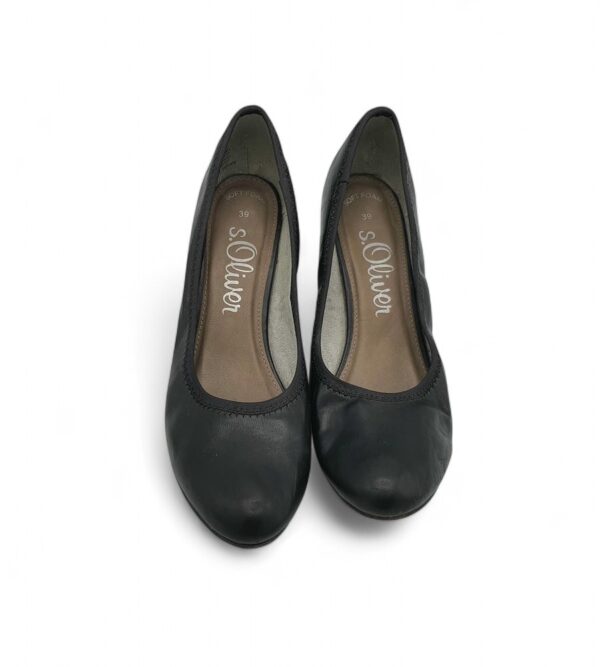 Pantofi dama Oliver 39, imitatie de piele, negru - imagine 3