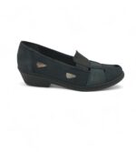 Sandale dama Rieker 38, piele, bleumarin