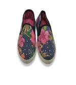 Espadrile dama Claudia Ghizzani 40, material textil, albastru roz - imagine 3