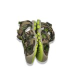 Sandale copii Sneaker 34, material textil, imitatie de piele, maro verde - imagine 4