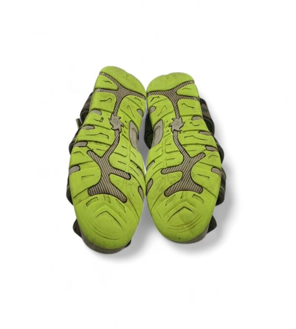 Sandale copii Sneaker 34, material textil, imitatie de piele, maro verde - imagine 5