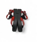 Sandale dama Lady Star 38, imitatie de piele, rosu - imagine 3
