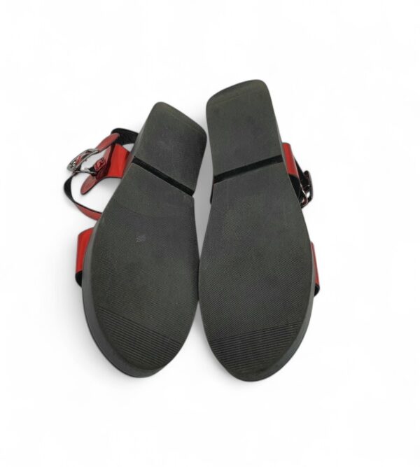 Sandale dama Lady Star 38, imitatie de piele, rosu - imagine 4