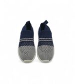 Adidasi copii 26 material textil, albastru gri - imagine 3