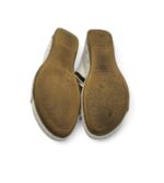 Saboti dama Anatomic 40, imitatie de piele, alb - imagine 5