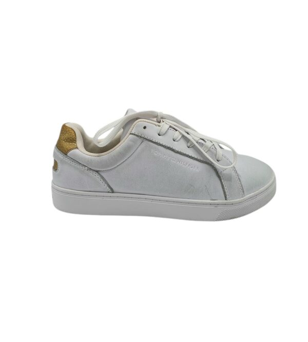 Adidasi dama Tommy Hilfiger 39 piele, alb - imagine 1