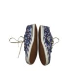 Tenisi copii Vans 34, material textil, albastru negru - imagine 4