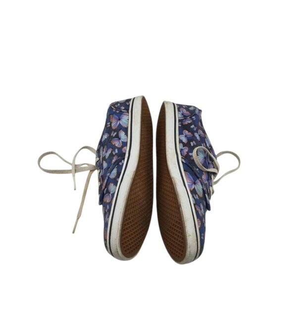 Tenisi copii Vans 34, material textil, albastru negru - imagine 4