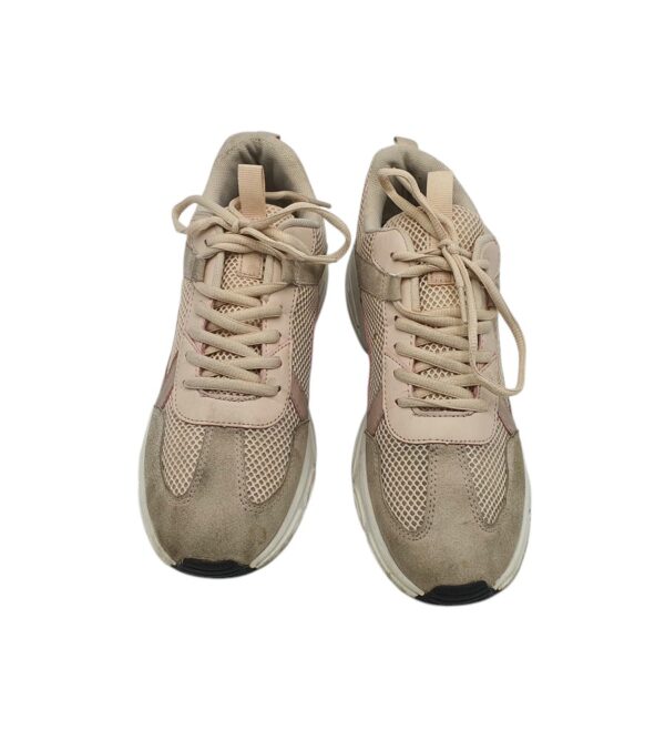 Adidasi dama Primark 41 imitatie de piele, material textil, bej - imagine 3