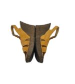 Sandale dama Mark 37, piele intoarsa, maro - imagine 4