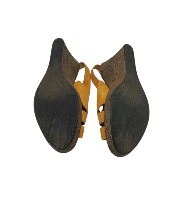 Sandale dama Mark 37, piele intoarsa, maro - imagine 5