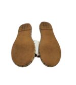 Saboti dama 40, imitatie de piele, alb - imagine 5