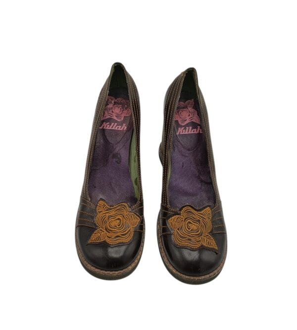 Pantofi dama Killah 41 piele, maro - imagine 3