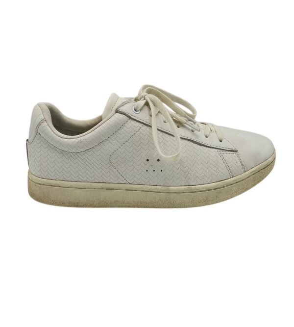 Adidasi barbati Lacoste 42, piele, alb - imagine 1