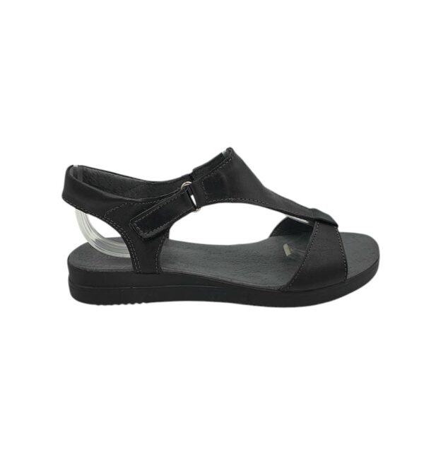 Sandale dama Mark 38, piele, negru - imagine 1