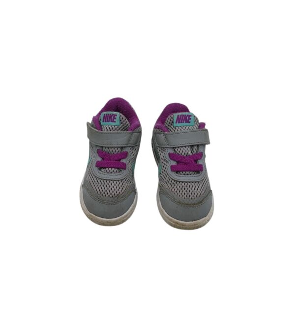 Adidasi copii NIke 21 material textil, gri - imagine 3