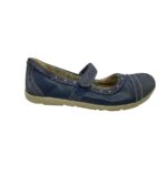 Balerini copii Lurchi 35 imitatie de piele, piele intoarsa, albastru