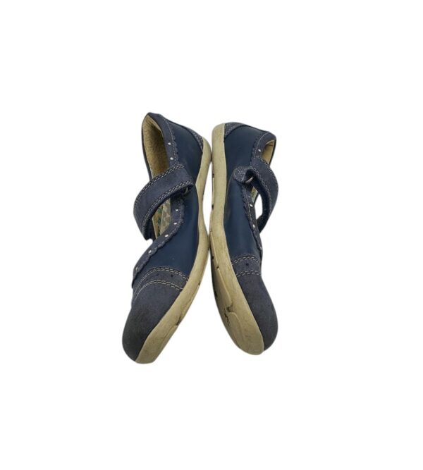 Balerini copii Lurchi 35 imitatie de piele, piele intoarsa, albastru - imagine 4