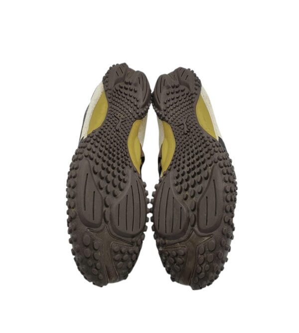 Adidasi dama Puma 39, imitatie de piele, material textil, maro alb - imagine 5