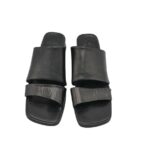 Saboti dama Cross 40, piele, negru - imagine 3