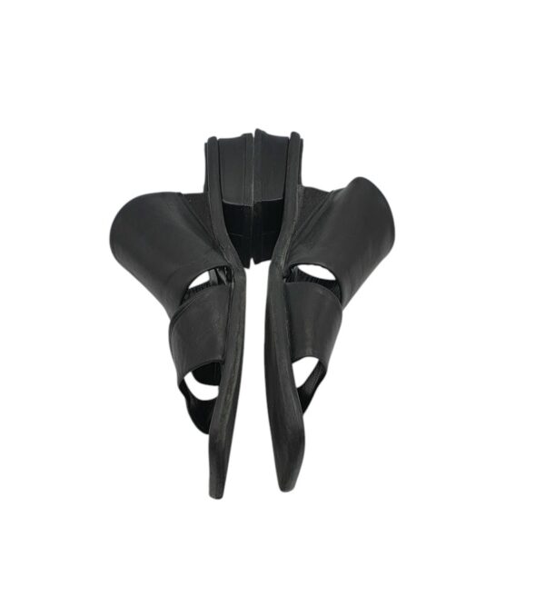 Saboti dama Cross 40,  piele, negru - imagine 4
