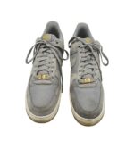 Adidasi barbati Nike 44, piele intoarsa, gri - imagine 3