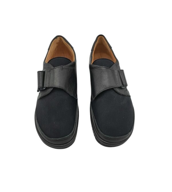 Pantofi dama Ganter 37, piele, material textil, negru - imagine 3