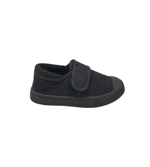 Espadrile copii 25, material textil, negru - imagine 1