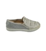 Espadrile dama 37, material textil, gri