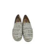 Espadrile dama 37, material textil, gri - imagine 3