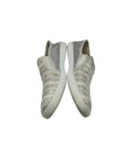 Espadrile dama 37, material textil, gri - imagine 4