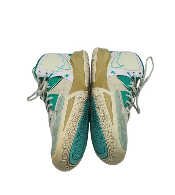 Adidasi barbati Nike Kyrie 45, piele, material textil, alb verde - imagine 4