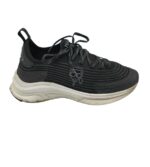 Adidasi barbati Karl Lagerfeld 45, material textil, imitatie de piele, negru