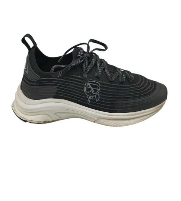 Adidasi barbati Karl Lagerfeld 45, material textil, imitatie de piele, negru - imagine 1