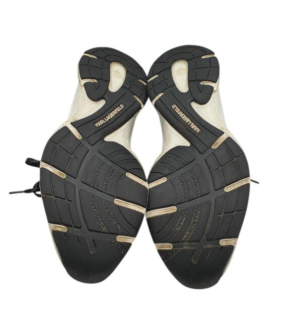 Adidasi barbati Karl Lagerfeld 45, material textil, imitatie de piele, negru - imagine 5
