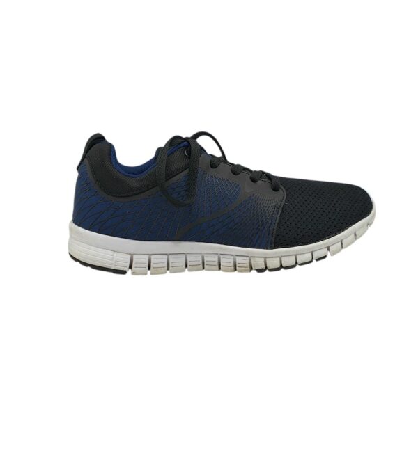 Adidasi barbati Walkx 42, material textil, negru albastru - imagine 1