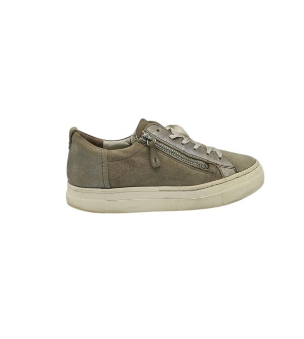 Tenisi dama Paul Green 39, piele intoarsa, gri - imagine 1