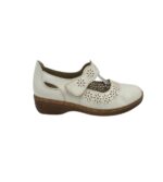 Pantofi dama Easy Street 38, imitatie de piele, alb