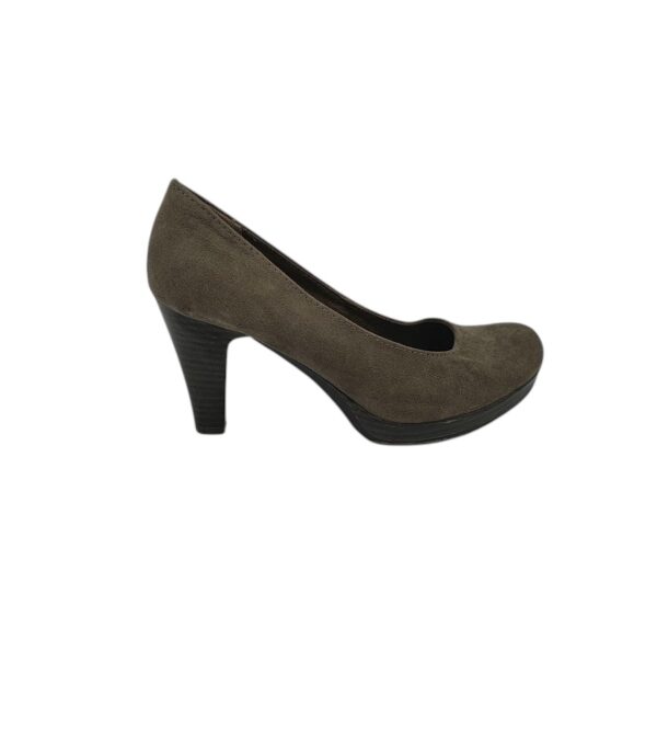 Pantofi dama Marco Tozzi 38, material textil, gri - imagine 1