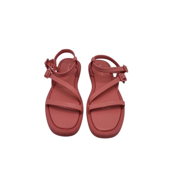 Sandale dama Sinsay 38 imitatie de piele, roz - imagine 3